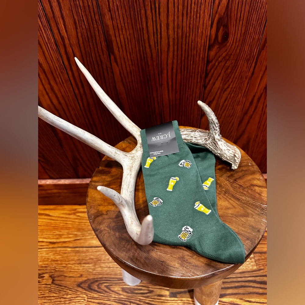 J. Crew Men’s Socks Beer Mugs